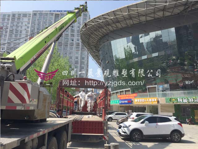 貴州畢節(jié)市威寧縣烏撒體育廣場不銹鋼雕塑制作（下）