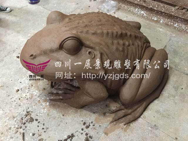 仿真玻璃鋼雕塑青蛙泥塑塑形